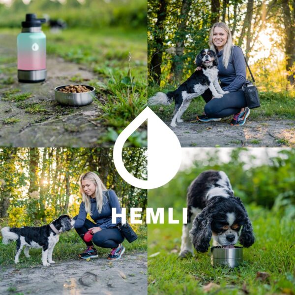 32 oz. Portable Dog Water Bottle, Dog Travel Water Bottle, Portable Water Bowl for Dogs, Dog Travel Bowel, Dog Water Bottle for Walking, Dog Travel Accessories Kit, Pet Travel Bottle for Hiking - Image 8