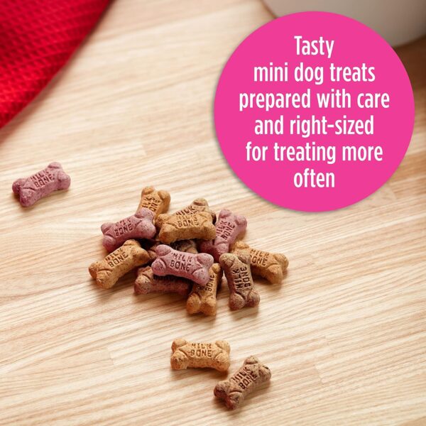 Milk-Bone Mini's Flavor Snacks Dog Treats, 36 Ounce Crunchy Texture Helps Reduce Tartar - Image 4