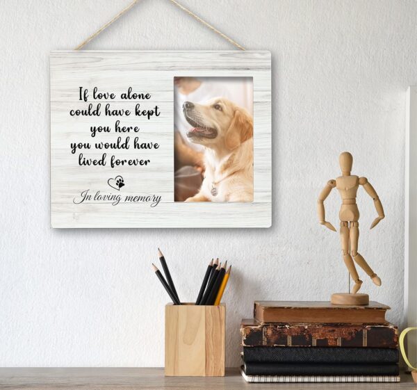 Dog Memorial Picture Frame,Dog Frames For Pictures Memorial,Pet Memory Picture Frame,Pet Dog Cat Memorial Photo Frame 4x6,Dog Picture Frames For Dogs That Passed,Passed Away Dog Memorial Gifts - Image 5