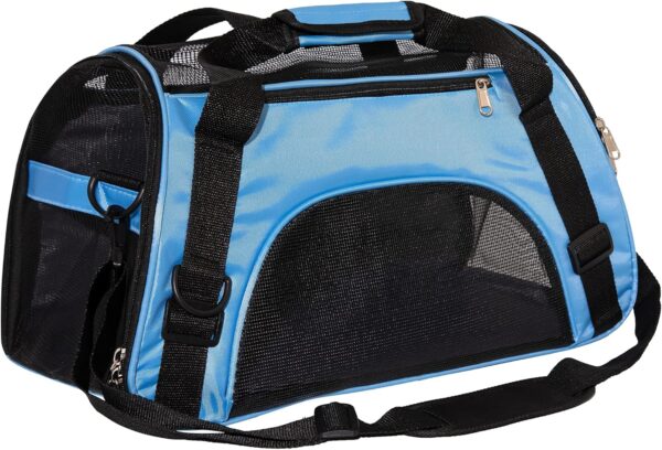 Pet Carrier Cat Cattier Soft-Sided Carriers for Cat Carriers Dog Carrier for Small Medium Cats Dogs Puppies Pet Carrier Airline Approved up to 15 Lbs Cat Dog Pet Travel Carrier (Medium, Blue)