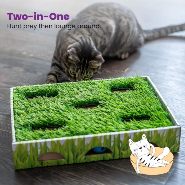 Catstages Grass Patch Hunting Box Cat Toy - Image 6