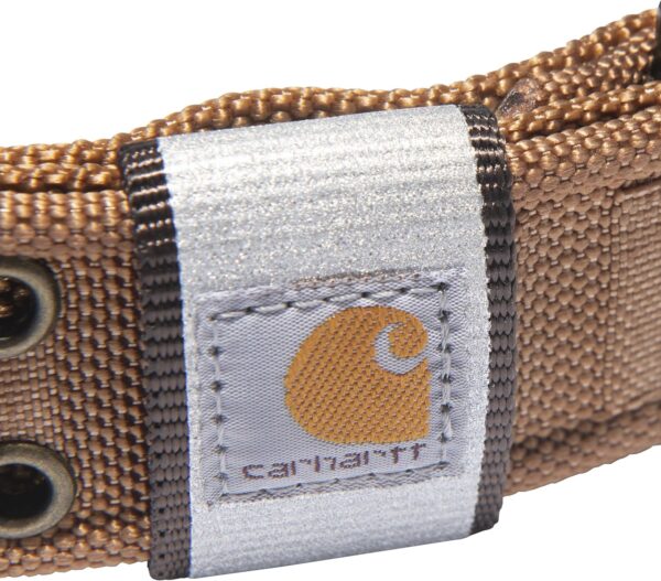 Carhartt Pet Fully Adjustable Wide Webbing Collar for Dogs, Carhartt Brown, Large - Image 2