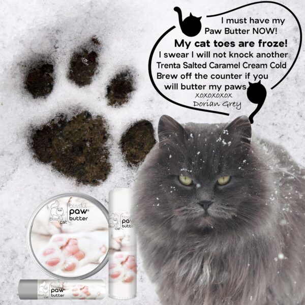 The Blissful Cat Paw Butter, Moisturizer for Dry Paw Pads, Softens and Protects a Rough Paw, Versatile, Lick-Safe Cat Paw Balm, 2 oz. - Image 3