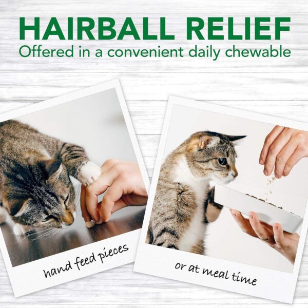 Vet’S Best Cat Hairball Relief Digestive Aid | Vet Formulated Hairball Support Remedy | Classic Chicken Flavor | 60 Chewable Tablets - Image 2