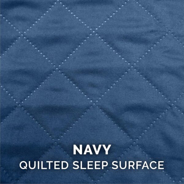 Furhaven Orthopedic Dog Bed for Large/Medium Dogs w/ Removable Bolsters & Washable Cover, For Dogs Up to 55 lbs - Quilted Sofa - Navy (Blue), Large - Image 7