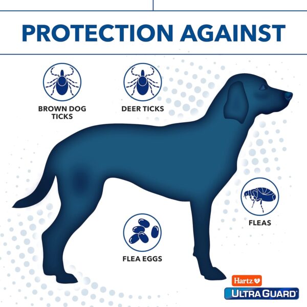 Hartz UltraGuard Plus Topical Flea & Tick Prevention for Dogs and Puppies - 31-60 lbs, 3 Monthly Treatments - Image 4