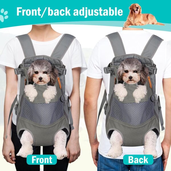 Pet Dog Cat Carrier Backpack Outdoor Travel Lightweight Dog Soft Mesh Breathable Carrying Bag for Puppy Chihuahua Cats - Image 5