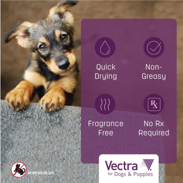 Vectra® for Dogs & Puppies Flea Treatment & Prevention for Medium Dogs (21-55 lbs.) 3-month supply - Image 6