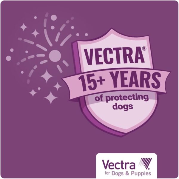 Vectra® for Dogs & Puppies Flea Treatment & Prevention for Medium Dogs (21-55 lbs.) 3-month supply - Image 7