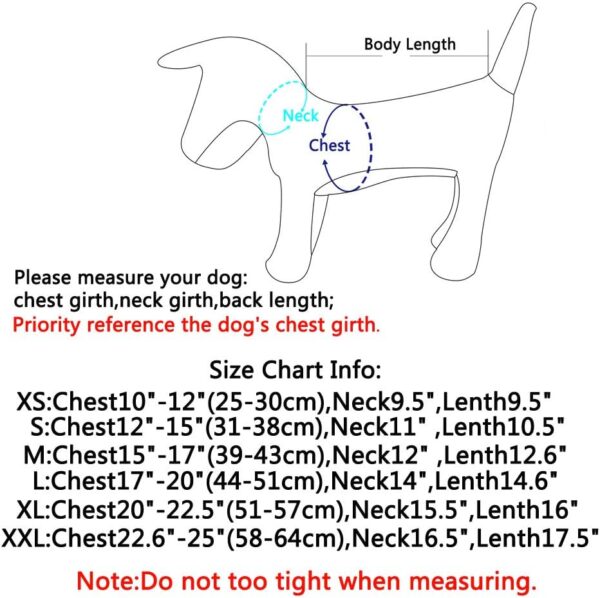 Vecomfy Fleece Lining Extra Warm Dog Hoodie in Winter,Small Dog Jacket Puppy Coats with Hooded Pink S - Image 5