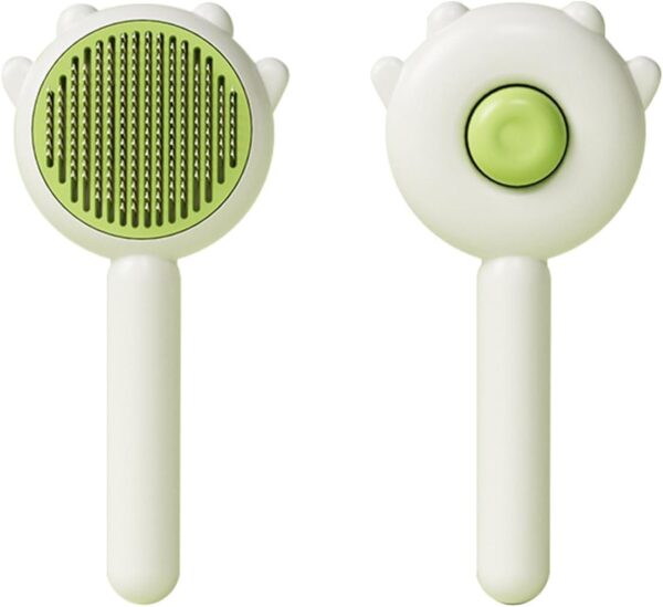 Cat Brush,Dog Brush, Pet Hair Cleaner Brush,Pet Grooming Cat Dog Brush,Pet Comb-Cat Comb for Kitten Massage Removes Loose Fur-Cat Grooming Brush Long Short Hair Cats Dogs Pet Brush (Green)