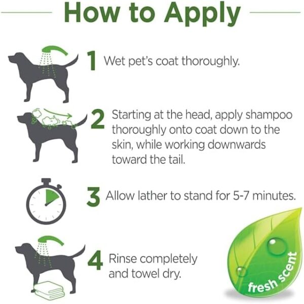 Naturals Flea & Tick Conditioning Shampoo for Dogs, 8 fl. oz. - Image 3