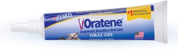 Pet King Brands ZYMOX Oratene Brushless Oral Gel for Dogs and Cats, 1oz