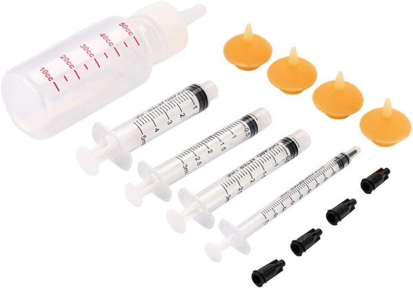 Mini Pet Feeding Bottle and Syringes with Nipples for Small Cat Dog Animals (Model 5) - Image 2