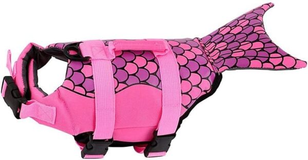 OMEM Dog Life Jacket for Swimming, Puppy Pool Float Vest, Doggie Floatation Lifejacket (XS, Pink) - Image 5