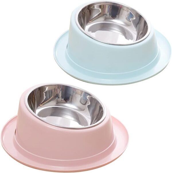 Anti Vomiting 15°Tilted Elevated Dog Cat Bowl Raised Dog Cat Feeder Food Bowls Cat Dog Bowl Raised Cat Food Water Bowl outdoor water bowl - Image 3