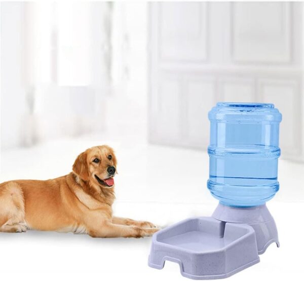 Pet Water Dispenser Station - 1 Gal Replenish Pet Waterer for Dog Cat Animal Automatic Gravity Water Drinking Fountain Bottle Bowl Dish Stand - Image 8