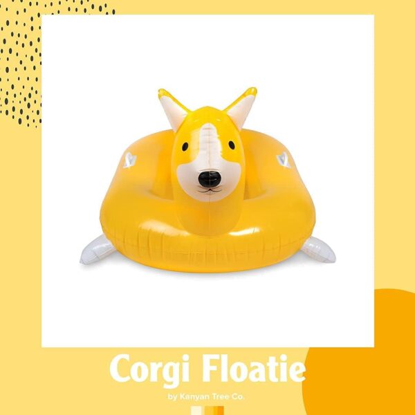 The Corgi Floatie (Corgi Pool Float) by KANYAN. Giant Inflatable Dog Pool Float (Dog Float). Funny Pool Floats (Party Float) - Image 3