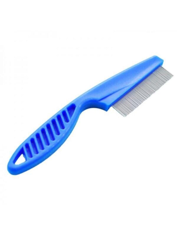 Blue Pet Dog Hair Flea Comb,Stainless Grooming Brush Clean Tool Flea Removal Flea Removal Flea Removal Hair Removal Hair Repair Antistatic Multifunctional Long Hair Short Hair Flea and Tick Control