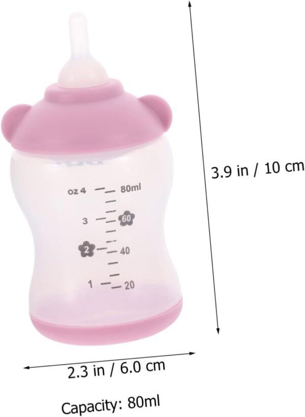 1 Set Puppy Feeding Bottle Pigs Cat Feeding & Watering Supplies Lamb Kitten Feeding Kit Hamster Nurser Bottle Puppy Milk Replacer Formula Tea The Dog Feeder Pink Newborn - Image 5