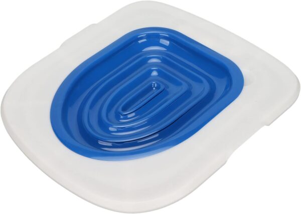 Cat Toilet Seat Training Kit, Universal Reusable Cat Toilet Trainer, Puppy Cat Litter Mat Kitty Urinal Seat Toilet Trainer, Cat Litter Tray Kit Kitty Potty Train(White Tray, 1 Blue Inner Support) - Image 8