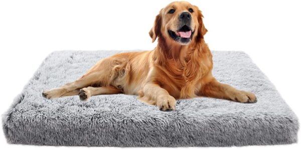 Dog Bed Large Memory Foam Dog Bed Comfortably Orthopaedic Dog beds Detachable and Washable Pet Dog Bed Dog Mat Cage Dog Box Mat 47-32-4in