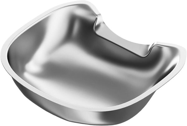 Stainless Steel Cat Bowls: Suitable for Automatic Pet Feeder Cat Whisker Fatigue Relief Friendly Shape and Easy to Clean - Image 7