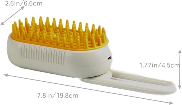 Cat Steam Brush, PetSteam Brush for Cats and Dogs, Pet Hair Removal and Grooming Tool with 3 in 1 Function, Pet Supplies for Small Medium Large Dogs and Cats - Image 5