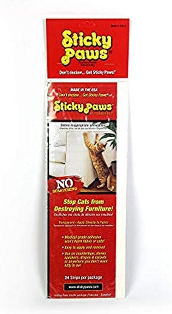 Pioneer Pet Sticky Paws Furniture Strips Cat Deterrent