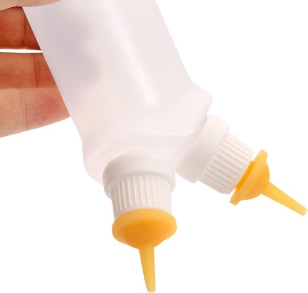 Pet Feeding Bottle with Two Silicone Nipple and Syringes for Puppy Dog Cat or Other Pets - Image 2