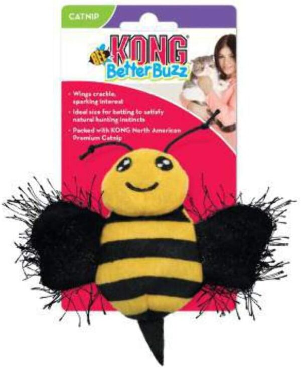 KONG Better Buzz Bee Cat Toy - Image 2