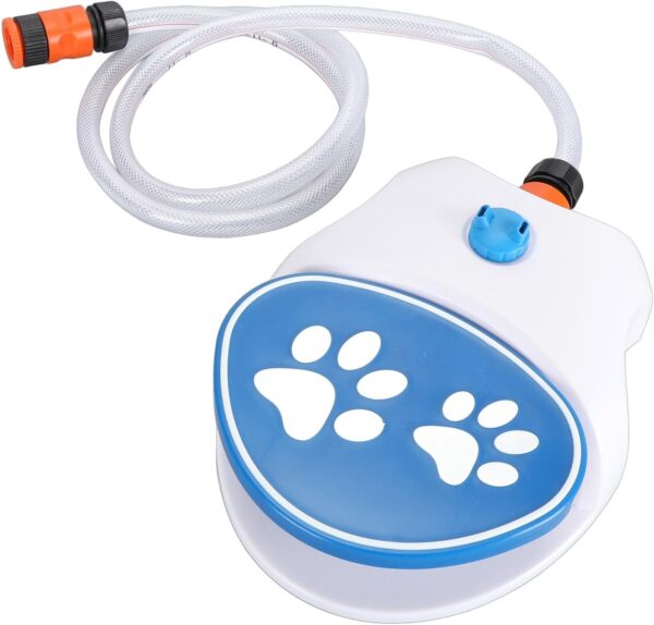 Dog Water Fountain Step On Activated Sprinkler Drinking Feeder, Encourages Hydration for Pets - Image 4