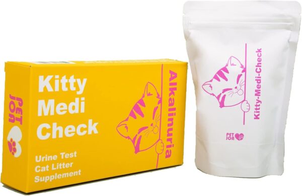 Kitty-Medi-Check Cat Urine Health Test Kit, Easy Monitoring at Home,100% Eco-Friendly - (Alkalinuria 210g/7.4oz) 100% Biodegradable. - Image 4