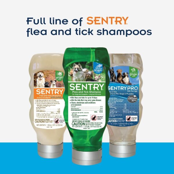 SENTRY PRO Flea and Tick Shampoo for Dogs, Rid Your Dog of Fleas, Ticks and Other Pests, Sunwashed Linen, 18 oz - Image 5