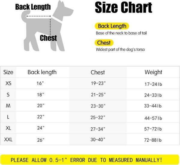 Dog Raincoat - Waterproof Dog Winter Jackets Windproof Coat with Velvet Inner Winter Dog Rain Coat with Reflective Strip,Green S - Image 5