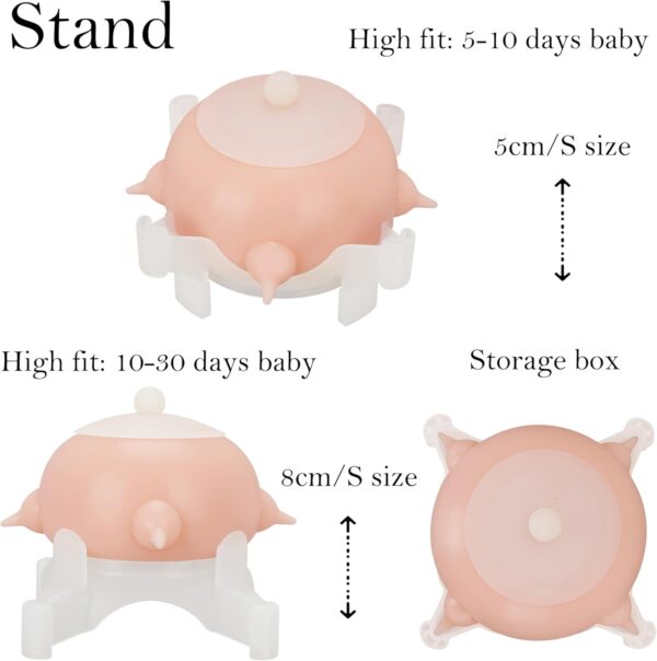 Puppy Feeder Puppy Milk Feeder Puppy Nursing Station Puppy feeders for Multiple Puppies Puppy Milk replacer Doggie Bubble Dongdong pet (S size bowl (Kitten/Toy Puppy), Pink) - Image 5