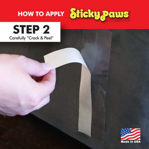 Pioneer Pet Sticky Paws Furniture Strips Cat Deterrent - Image 3