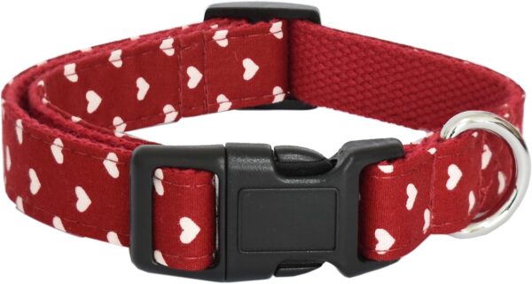 Dog Collar, Cute Cotton Dog Collars Adjustable Soft Girl Dog Collars for Small Medium Large Dogs