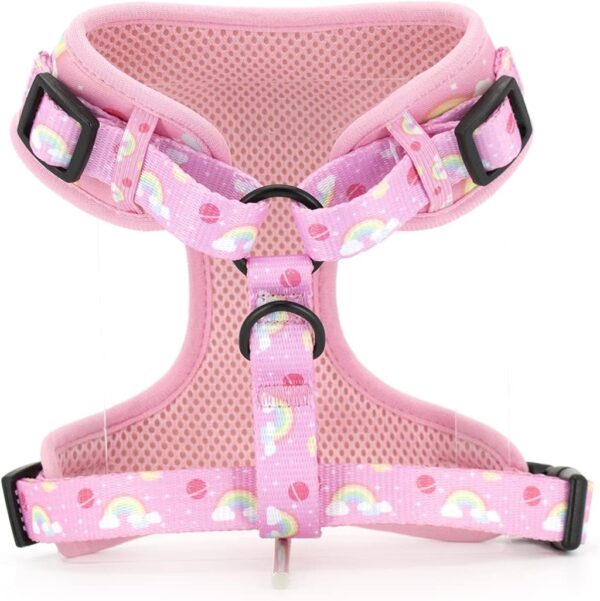 Dog Cat Harness and Leash Set, Puppia Soft Mesh Padded and Adjustable Puppy Vest Cute Dog Clothes Escape Proof Easy Walk Dog Accessories - Image 5