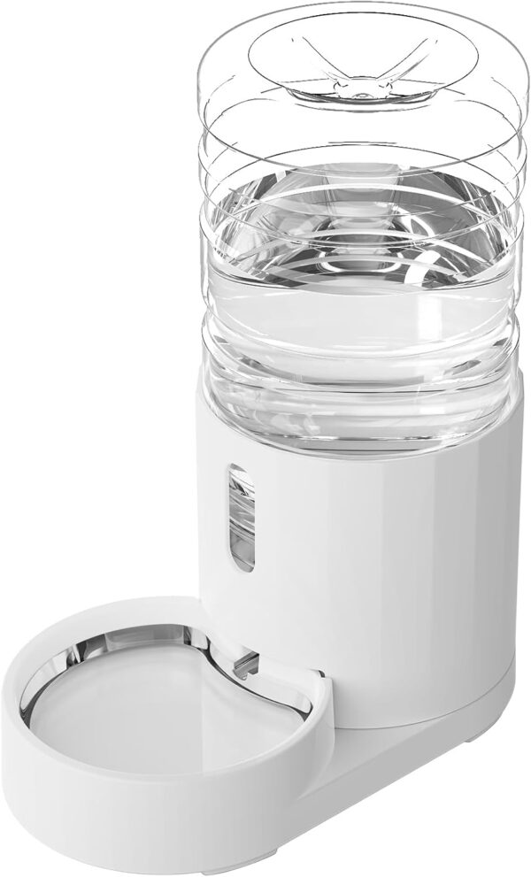 CZPET 4L Pet Water Dispenser Without Electricity Unplugged Automatic Water Bowl Dispenser Gravity Water Dispenser for Cats Water Self Feeder Dog Fountain Dogs Bowl Bottles for Kitten Puppy