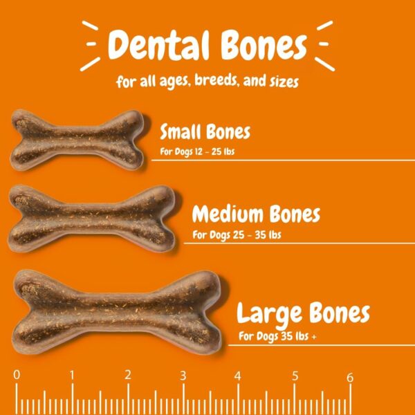 Zesty Paws Dental Bones - Fights Tartar & Plaque - Gum, Teeth & Bone Health - Cinnamon for Dog Breath - Immune, Joint, Gut, Skin & Coat Support - Omega 3 EPA & DHA and Calcium - Small Dogs - 28 ct… - Image 5