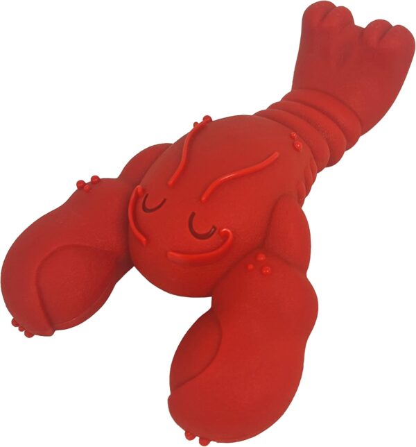 Nylabone Lobster Dog Toy Power Chew – Cute Dog Toys for Aggressive Chewers – with a Funny Twist! Filet Mignon Flavor, X-Large/Souper