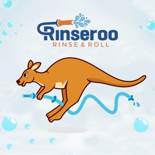 Rinseroo Dog Shower Hose: Wash Hose Attachment for Shower & Sink - Pet Bather, Fits Showerheads Up to 4” Wide Handheld Shower Sprayer Faucet Adapter, Includes Spare Connector 6 Foot Hose (Not for Tub) - Image 8