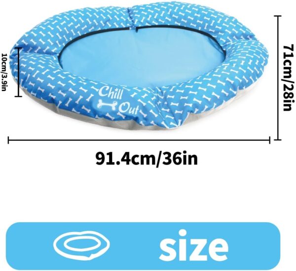 ALL FOR PAWS Dog Float for Pool no Need to inflate Pool Float for Dogs Dog Pool Floats for Small Dogs Dog Floats for Pool Dog Floats for Pool Puncture Proof - Image 9