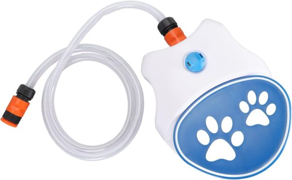 Dog Water Fountain Step On Activated Sprinkler Drinking Feeder, Encourages Hydration for Pets - Image 9