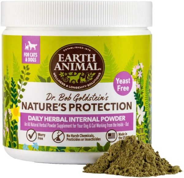 EARTH ANIMAL, Flea & Tick Internal Powder, 8 Ounce