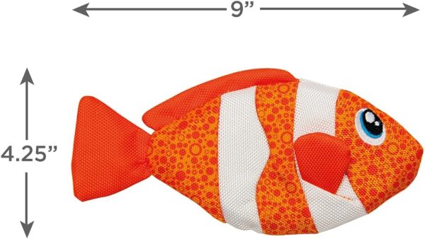 Outward Hound Floatiez Clownfish Floating Interactive Dog Toy, Small - Image 5