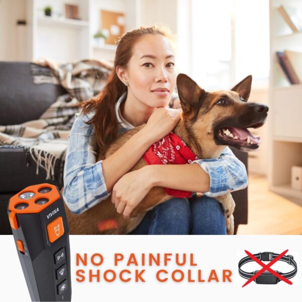 Dog Bark Deterrent Training Device, Ultrasonic Anti Bark Powerful 3X Sonic Emitters 4 Modes Stop Unwanted Behavior No Painful Shock Collar Long Range Big Battery Point to Any Dog Indoor Outdoor - Image 2