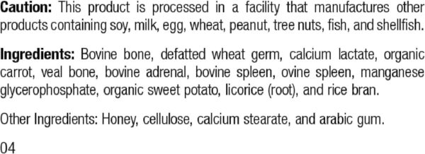 Standard Process VF Bio-Dent for Pets - Bone Growth & Healthy Tissue Support Pet Supplement - Overall Mouth Health Support Supplement - Nutritional Supplement for Cats & Dogs - 90 tablets - Image 2