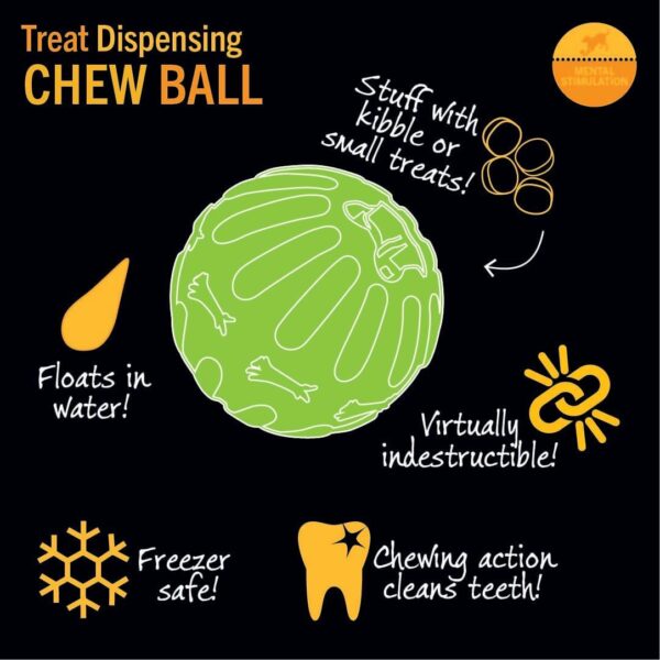 Treat Dispensing Chew Ball, Large - Image 6